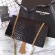 Replica YSL Saint Laurent Medium Kate Monogram Tassel Croco Leather Shoulder Bag Black Fake YSL Saint Laurent Medium Kate Monogram Tassel Croco Leather Shoulder Bag Black Replica