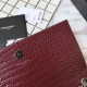 Replica YSL Saint Laurent Medium Kate Monogram Tassel Croco Leather Shoulder Bag Claret