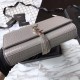 Replica YSL Saint Laurent Medium Kate Monogram Tassel Croco Leather Shoulder Bag Gray