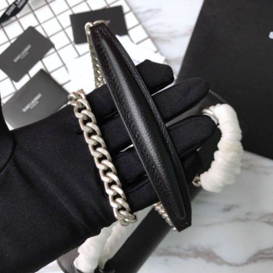 Fake YSL Saint Laurent Medium Sunset Bag Black Replica