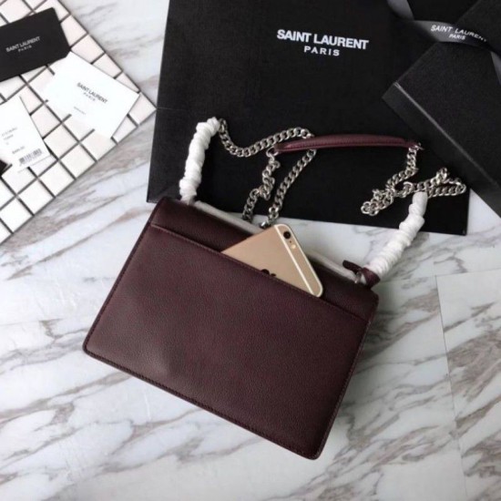 Replica YSL Saint Laurent Medium Sunset Bag Bordeaux Replica YSL Saint Laurent Medium Sunset Bag Bordeaux