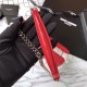 Replica YSL Saint Laurent Medium Sunset Bag In Crocodile Embossed Shiny Leather Red