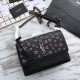 Fake YSL Saint Laurent Medium Sunset Star Bag Black Replica