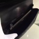 Replica Saint Laurent Large Monogram College Bag in Black Goatskin