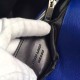 Replica Saint Laurent Large Monogram College Bag in Blue Goatskin