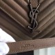 Fake Saint Laurent Large Monogram College Bag in Havane Goatskin Replica