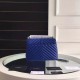 Replica Saint Laurent Medium Monogram College Bag in Blue Goatskin