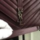 Replica Saint Laurent Medium Monogram College Bag in Burgundy Goatskin Replica Saint Laurent Medium Monogram College Bag in Burgundy Goatskin