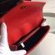 Replica Saint Laurent Medium Monogram College Bag in Red Goatskin