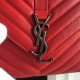 Replica Saint Laurent Medium Monogram College Bag in Red Goatskin