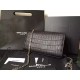 Replica Saint Laurent Medium Satchel Bag In Black Crocodile Calfskin