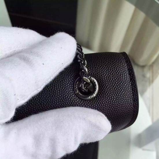 Replica Saint Laurent So Black Medium Satchel Bag