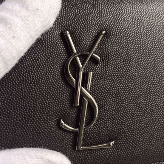 Replica Saint Laurent So Black Medium Satchel Bag