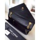 Replica Saint Laurent Large Satchel Bag In Black Leather