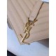 Replica Saint Laurent Large Satchel Bag In Khaki Grained Leather