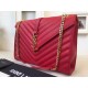 Replica Saint Laurent Large Satchel Bag In Red Leather