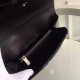 Fake Saint Laurent Medium Monogram College Bag in Black Goatskin Replica