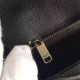 Fake Saint Laurent Medium Monogram College Bag in Black Goatskin Replica