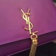 Replica Saint Laurent Medium Monogramme Tassel Purple Bag