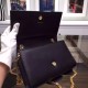 Replica Saint Laurent Medium Satchel Bag In Black Calfskin