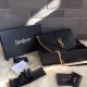 Replica Saint Laurent Medium Satchel Bag In Black Grained Leather