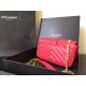 Fake Saint Laurent Red Baby Monogram Chain Bag Replica