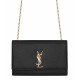 Replica Saint Lauren Classic Medium KATE Monogram Satchel Black