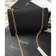 Replica Saint Lauren Classic Medium KATE Monogram Satchel Black
