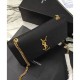 Replica Saint Lauren Classic Medium KATE Monogram Satchel Black