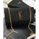 Replica Saint Lauren Classic Medium KATE Monogram Satchel Black