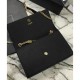 Replica Saint Lauren Classic Medium KATE Monogram Satchel Black