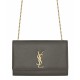 Replica Saint Lauren Classic Medium KATE Monogram Satchel Dark Gray