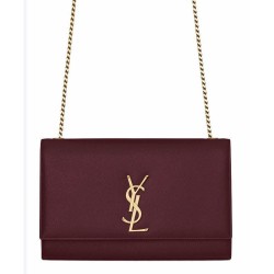 Replica Saint Lauren Classic Medium KATE Monogram Satchel Mauve