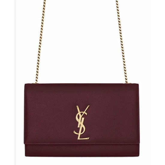 Replica Saint Lauren Classic Medium KATE Monogram Satchel Mauve