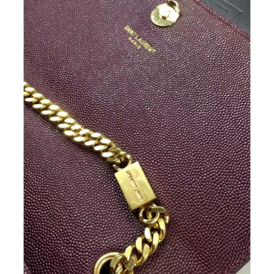 Replica Saint Lauren Classic Medium KATE Monogram Satchel Mauve