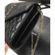 Fake Saint Lauren Monogram Chain Wallet Black Replica