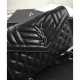 Fake Saint Lauren Monogram Chain Wallet Black Replica