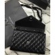 Fake Saint Lauren Monogram Chain Wallet Black Replica