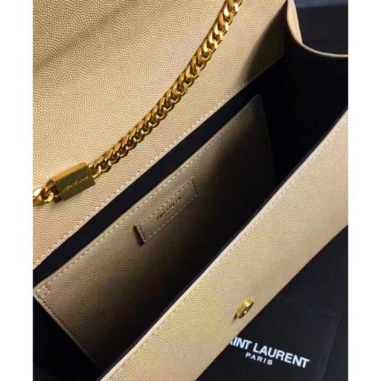 Fake YSL Classic Large KATE Monogram Saint Lauren Satchel Apricot Replica