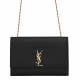 Fake YSL Classic Large KATE Monogram Saint Lauren Satchel Black Replica