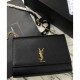 Fake YSL Classic Large KATE Monogram Saint Lauren Satchel Black Replica