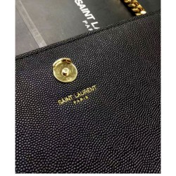 Fake YSL Classic Large KATE Monogram Saint Lauren Satchel Black Replica