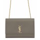 Replica YSL Classic Large KATE Monogram Saint Lauren Satchel Gray