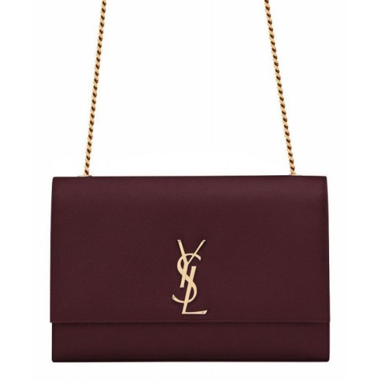 Fake YSL Classic Large KATE Monogram Saint Lauren Satchel Mauve Replica