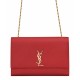 Fake YSL Classic Large KATE Monogram Saint Lauren Satchel Red Replica