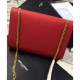 Fake YSL Classic Large KATE Monogram Saint Lauren Satchel Red Replica