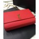 Fake YSL Classic Large KATE Monogram Saint Lauren Satchel Red Replica