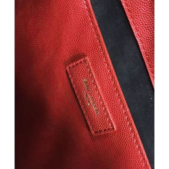Fake YSL Classic Large KATE Monogram Saint Lauren Satchel Red Replica