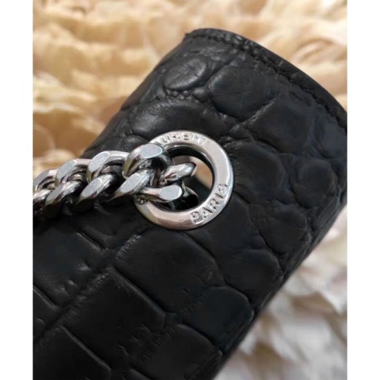 Replica YSL Classic Large Kate Monogram Saint Laurent Black