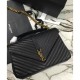 Replica YSL Classic Large Monogram Saint Lauren College Bag Black